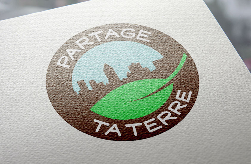 Partage Ta Terre Montreal Logo Design