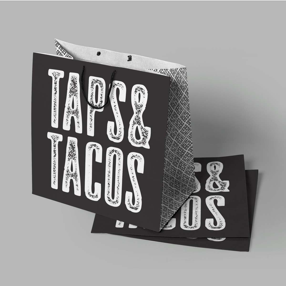 Design d'image de marque pour restaurant Taps & Tacos à Vancouver