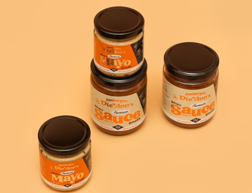 Design d’emballages pour la Sauce Épicée et Mayo Épicée du légendaire Dic Ann’s