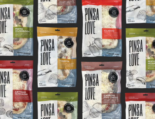 Visual Identity and Packaging Design for Pinsa Love’s Frozen Pizzas