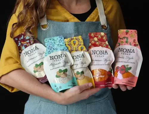 Design d’emballages pour les sauces végétaliennes NONA Vegan